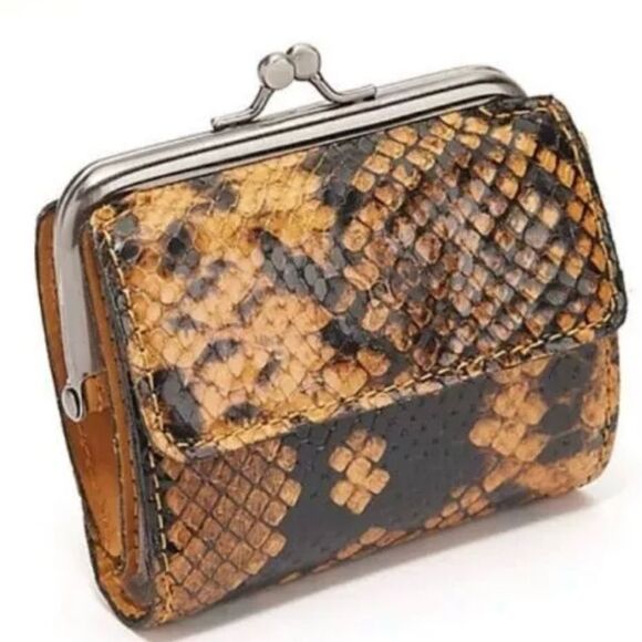 Patricia Nash Genuine Leather Astor Wallet Autumn Python Collection NWT - Picture 1 of 8